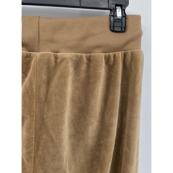ROMA CONCEPTS By ROSEE Women's Brown Faux Suede Drawstring Sweatpants SZ L - Picture 4 of 10